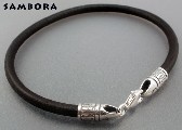 Bransoleta srebrna m�ska